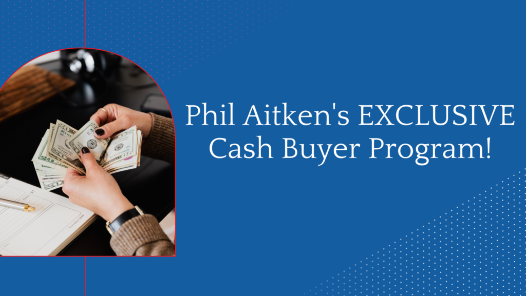 How to win a bidding war with The Phil Aitken Home Team's Cash Buyer Program graphic.