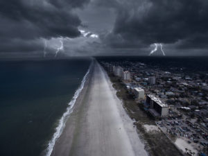 Storm In The Coast Of Florida